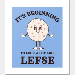 Lefse Christmas Posters and Art